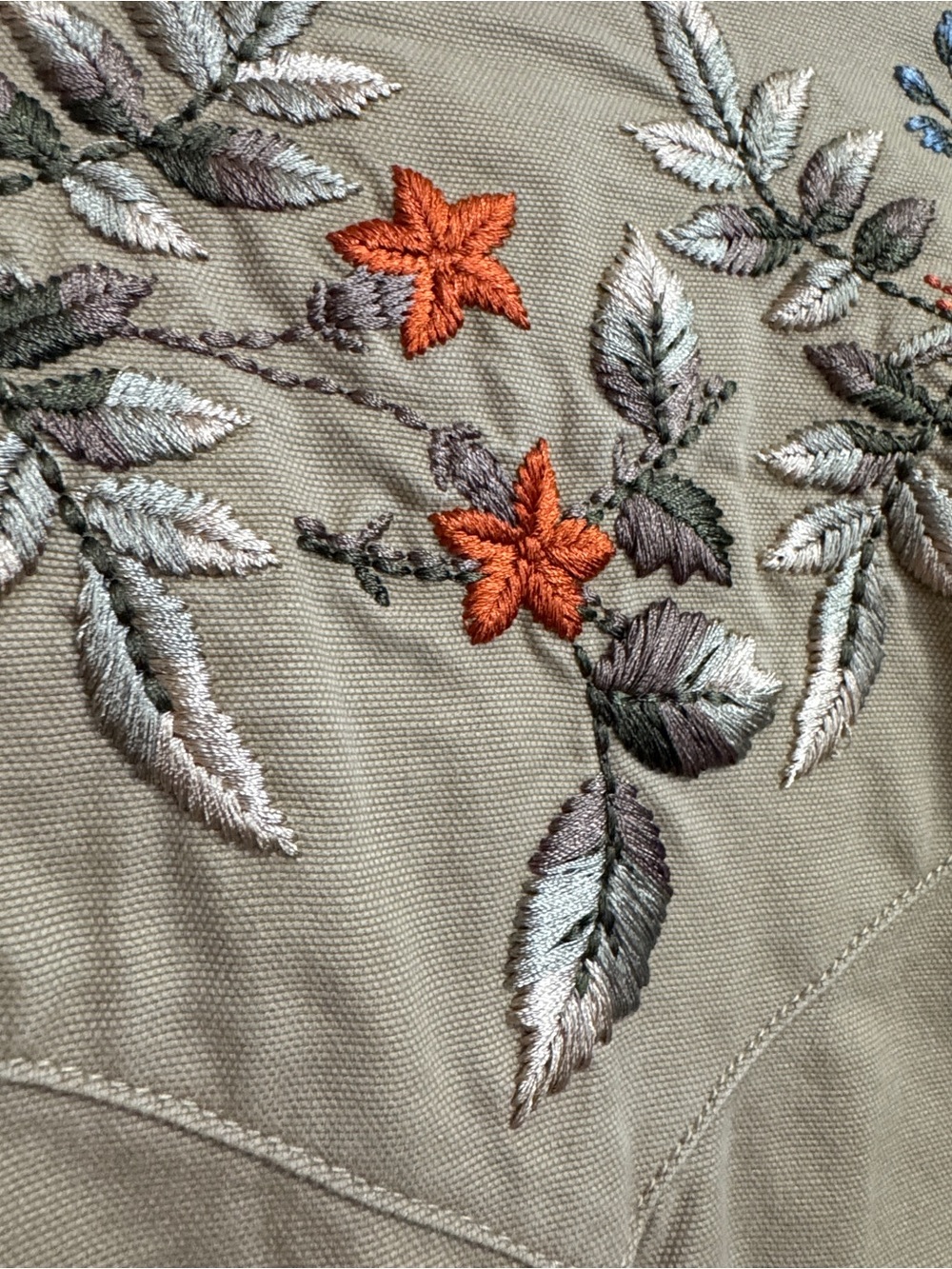 Vintage Lauren Ralph Lauren Embroidered Floral Jacket Women's Plus SZ 1X Western - Picture 9 of 16